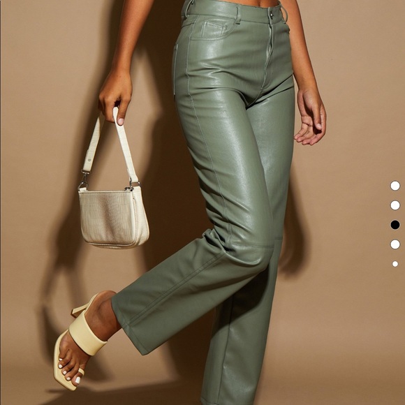 Motel Rocks Leather Pants - Picture 2 of 5